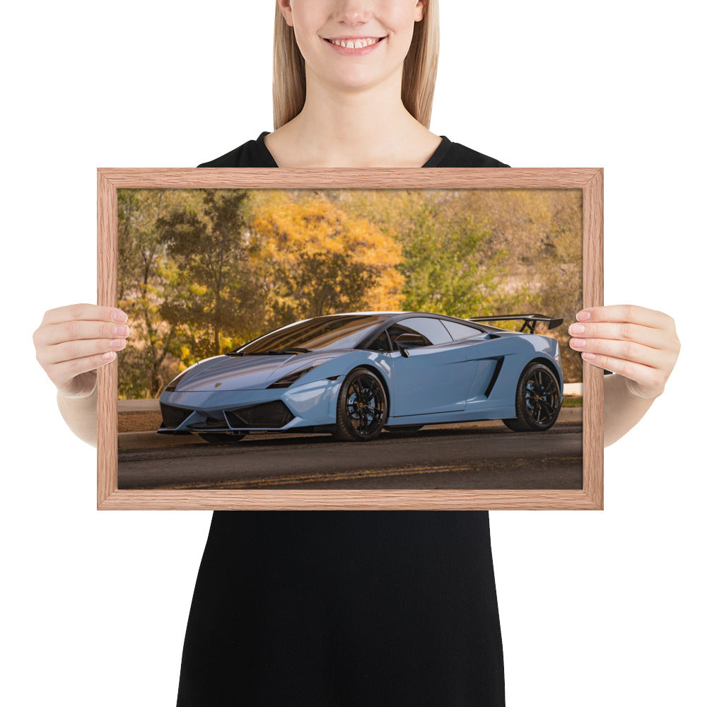 Lamborghini Gallardo Fall Framed Luster