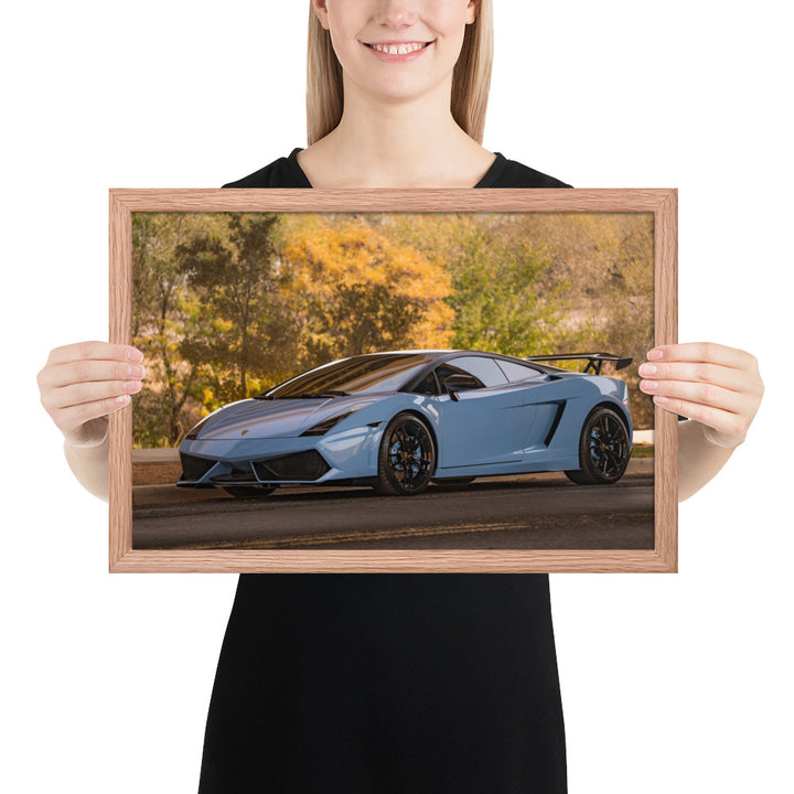 Lamborghini Gallardo Fall Framed Luster