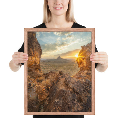 Big Bend Sunset Framed Luster