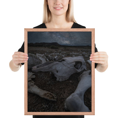 Cattle Graveyard Framed Luster