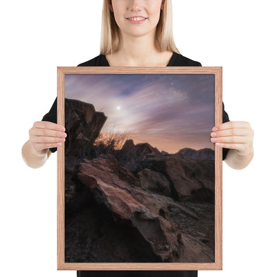 Big Bend Cloudy Twilight Framed Luster