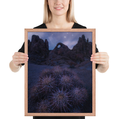Eye of Alabama Hills Framed Luster