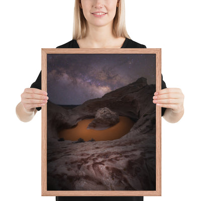 Cosmic Ashtray Night Framed Luster