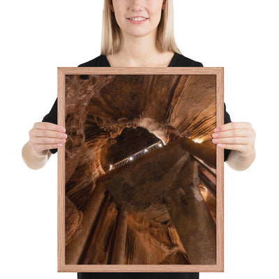 Cave Without a Name Framed Luster