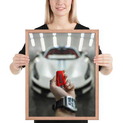 Ferrari 488 Pista Key Framed Luster