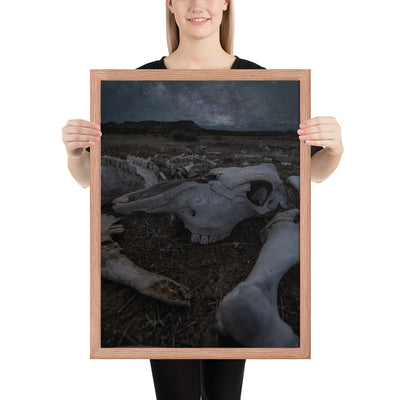 Cattle Graveyard Framed Luster