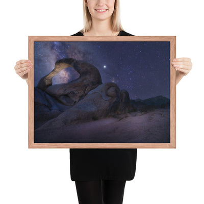 Mobius Arch Night Framed Luster