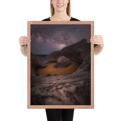 Cosmic Ashtray Night Framed Luster