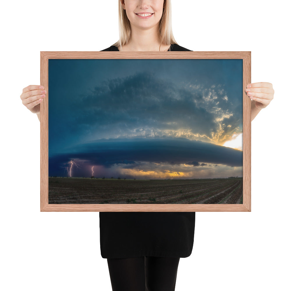 West Texas Spaceship Framed Luster