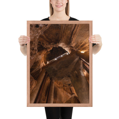 Cave Without a Name Framed Luster