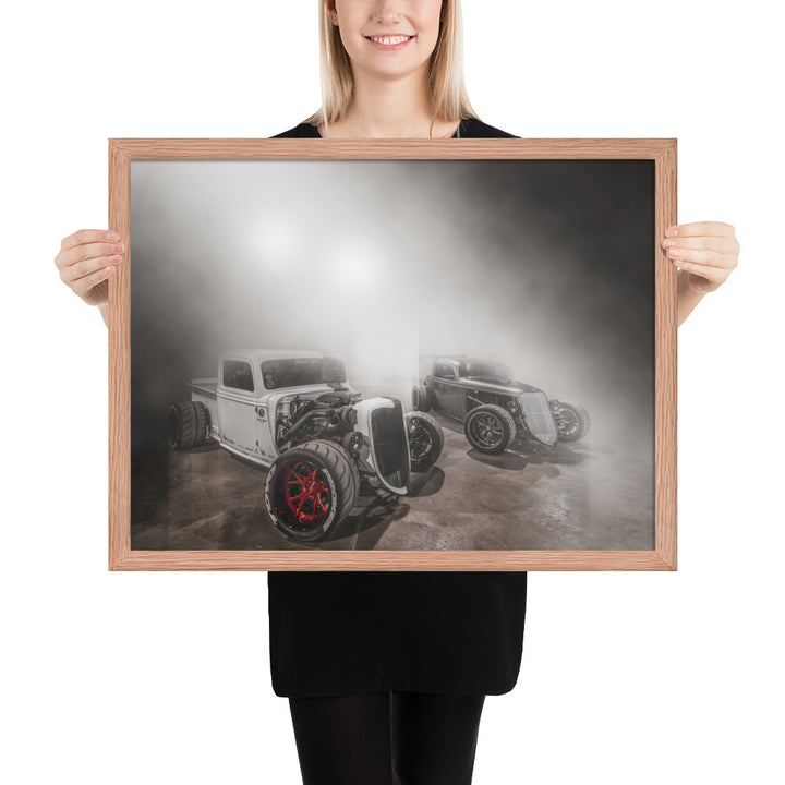 Black Label Ghosts Framed Luster