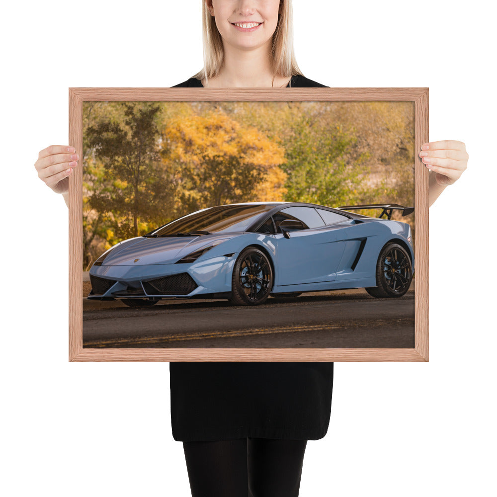 Lamborghini Gallardo Fall Framed Luster
