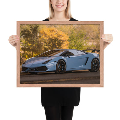 Lamborghini Gallardo Fall Framed Luster