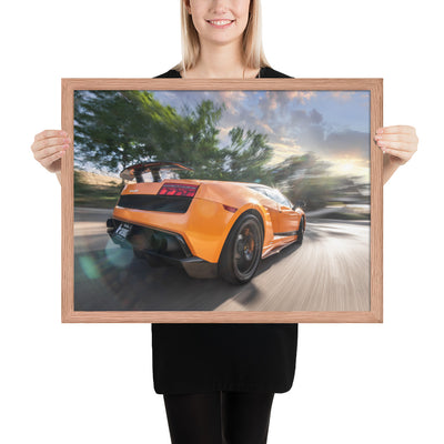 Lamborghini Gallardo Race Framed Luster