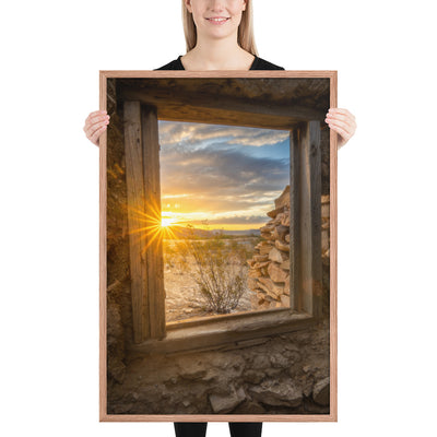 Terlingua Sunrise Framed Luster
