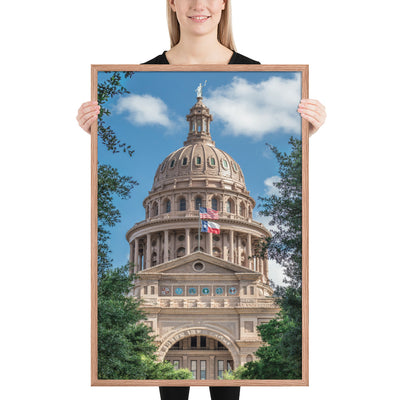 Texas State Capitol Framed Luster