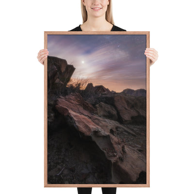 Big Bend Cloudy Twilight Framed Luster