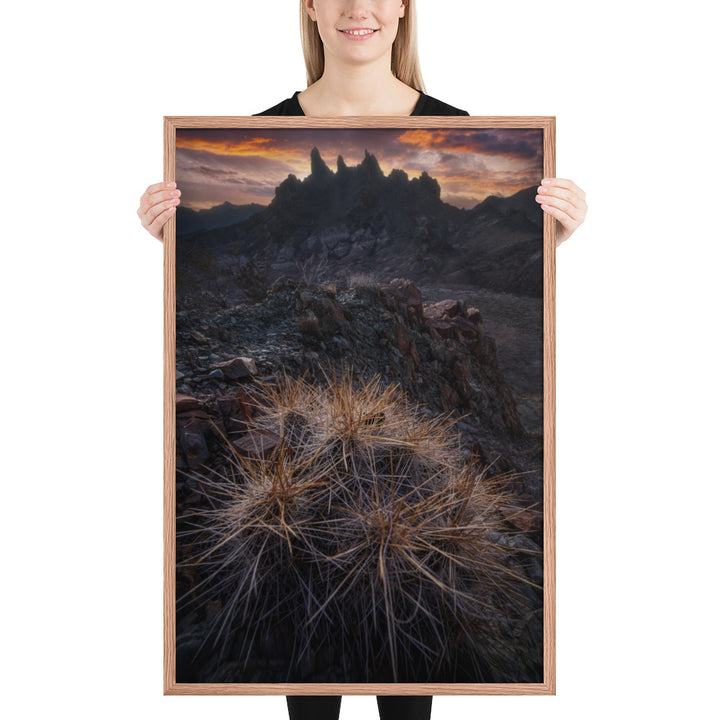 Mule Ears Sunrise Framed Luster