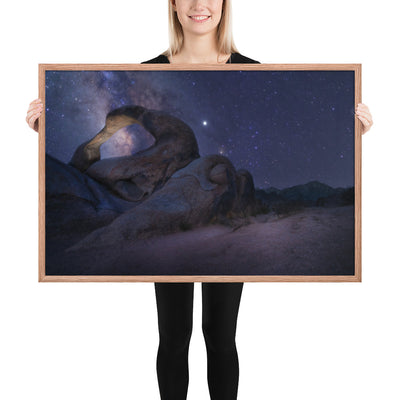 Mobius Arch Night Framed Luster