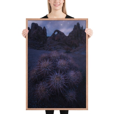 Eye of Alabama Hills Framed Luster