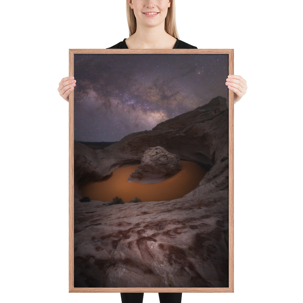 Cosmic Ashtray Night Framed Luster