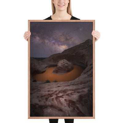 Cosmic Ashtray Night Framed Luster