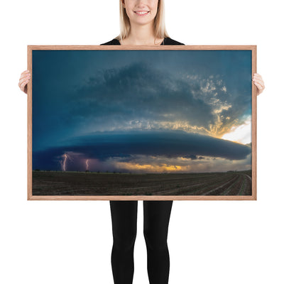 West Texas Spaceship Framed Luster