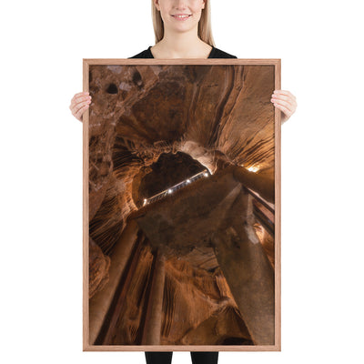 Cave Without a Name Framed Luster