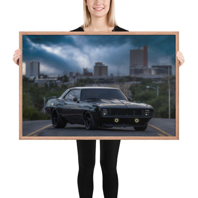1969 Camaro Dusk Framed Luster