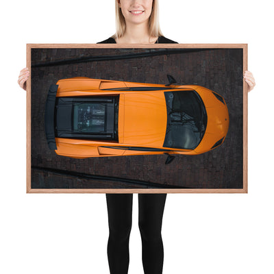 Lamborghini Gallardo Aerial Framed Luster