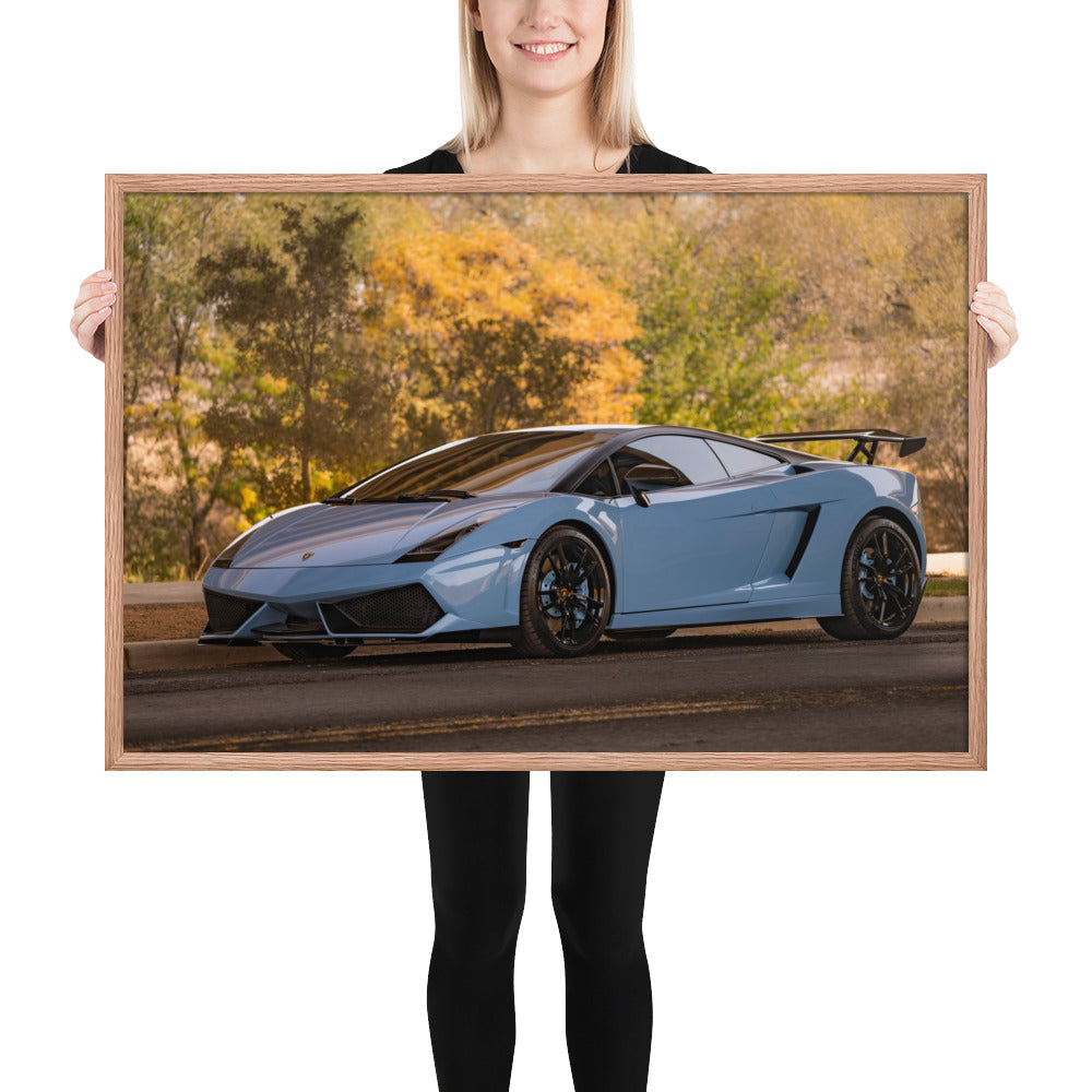 Lamborghini Gallardo Fall Framed Luster