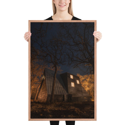 Cabin in the Woods Framed Luster