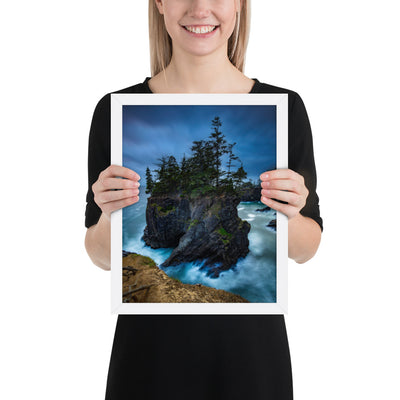 Oregon Coast Framed Luster