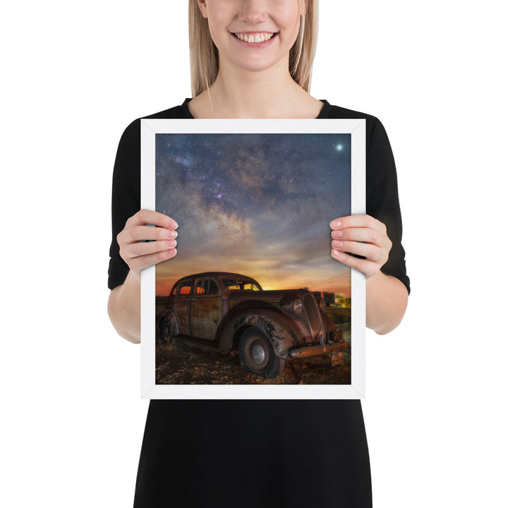 Terlingua Plymouth Framed Luster