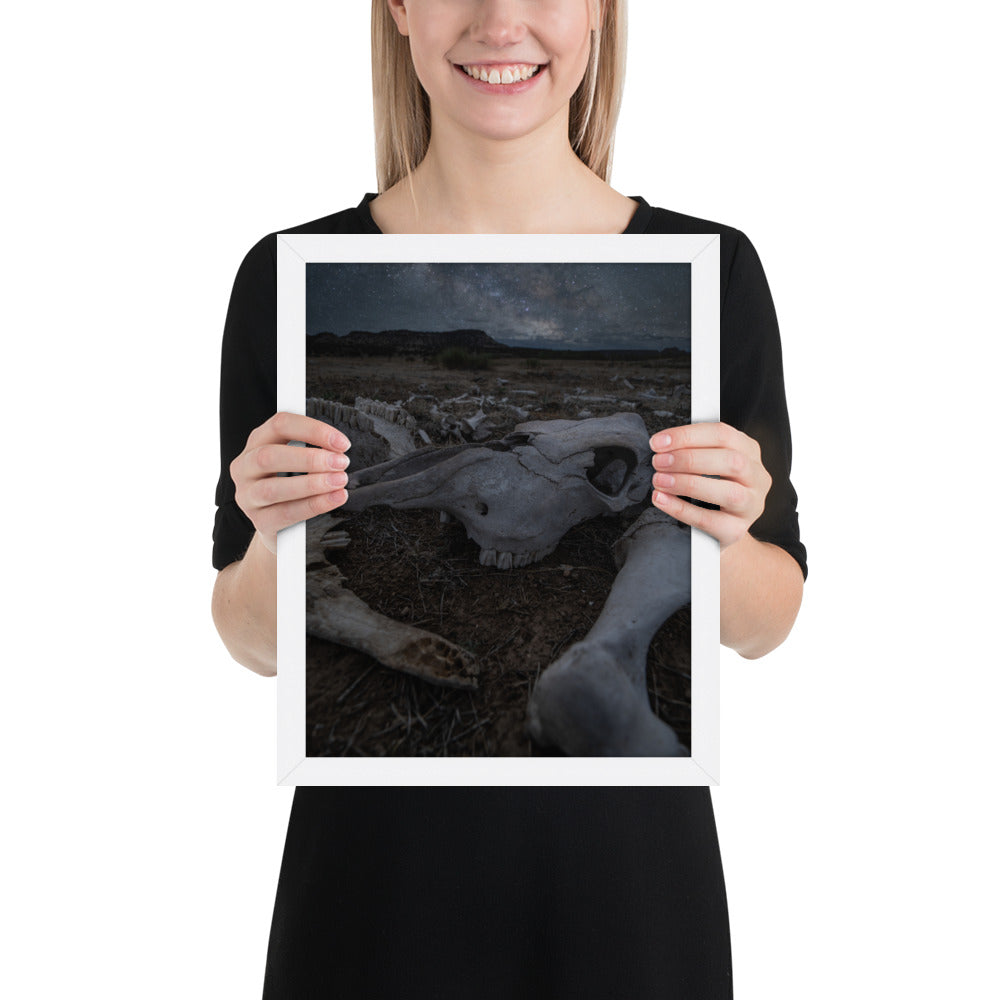 Cattle Graveyard Framed Luster