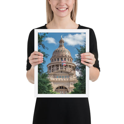 Texas State Capitol Framed Luster