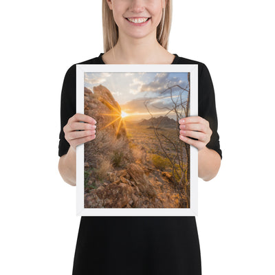 Big Bend Ross Maxwell Framed Luster