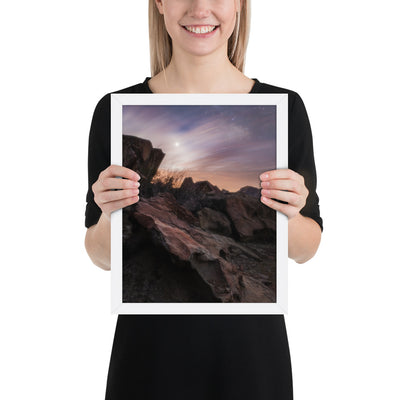 Big Bend Cloudy Twilight Framed Luster