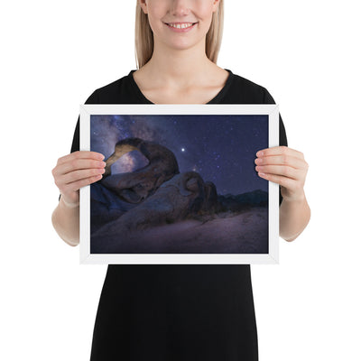 Mobius Arch Night Framed Luster
