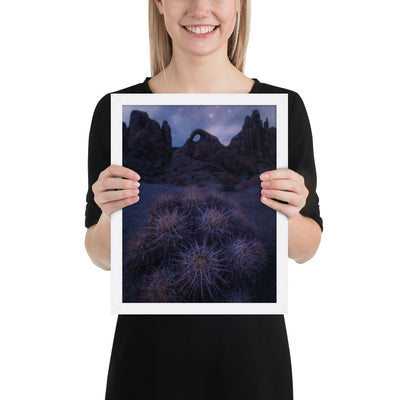 Eye of Alabama Hills Framed Luster