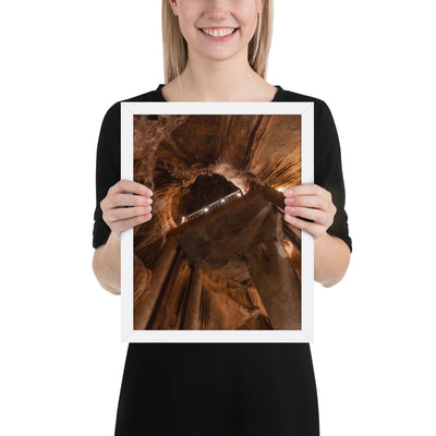 Cave Without a Name Framed Luster