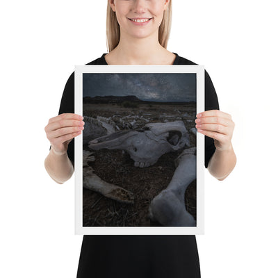Cattle Graveyard Framed Luster