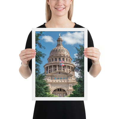 Texas State Capitol Framed Luster