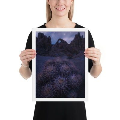 Eye of Alabama Hills Framed Luster