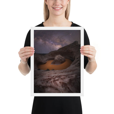Cosmic Ashtray Night Framed Luster