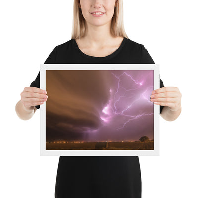 Dust Storm Supercell Framed Luster