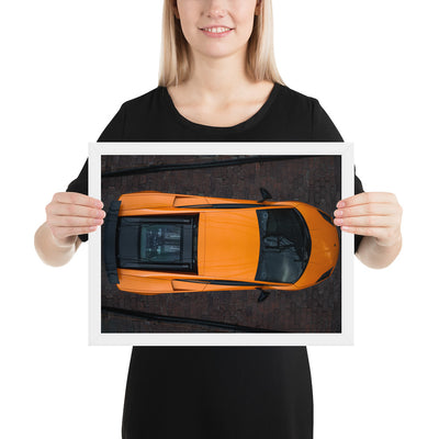 Lamborghini Gallardo Aerial Framed Luster