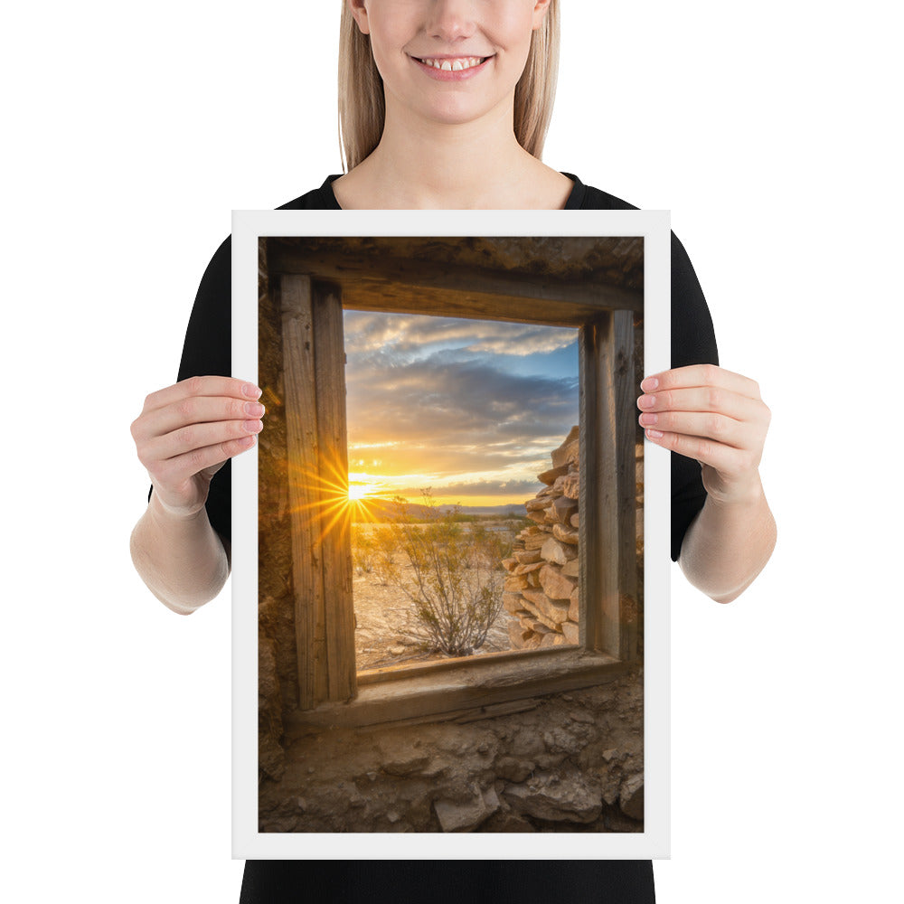 Terlingua Sunrise Framed Luster