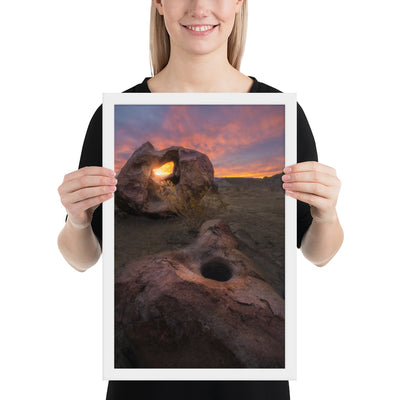 Big Bend Mortar Sunrise Framed Luster