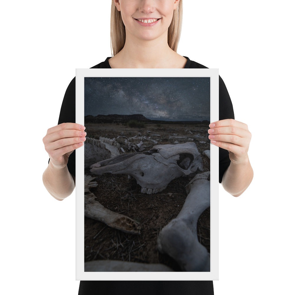 Cattle Graveyard Framed Luster